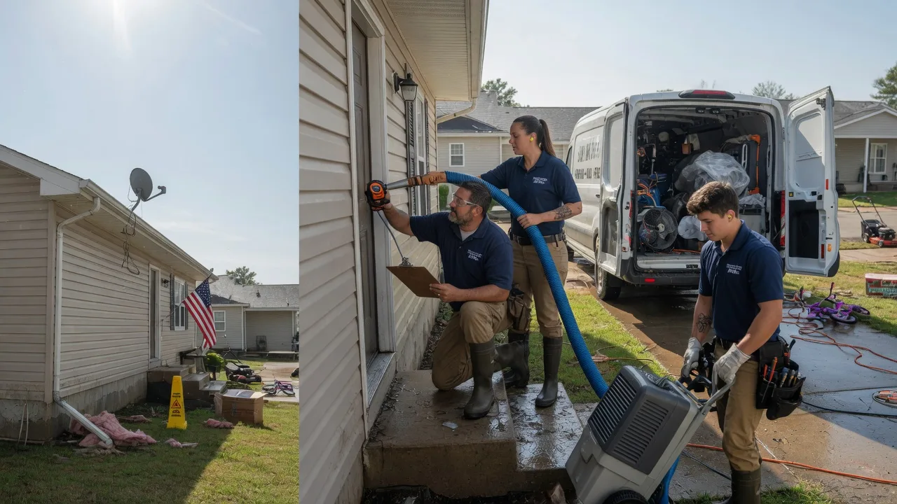 Ceiling Water Damage Restoration in Whittemore, IA near me